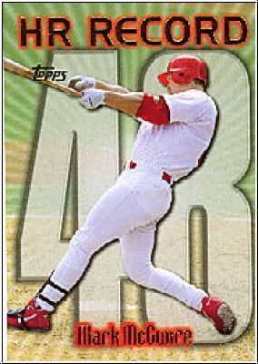 MLB 1999 Topps - No 220 HR 48 - Mark McGwire