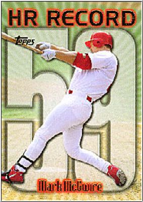 MLB 1999 Topps - No 220 HR 59 - Mark McGwire