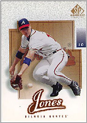 MLB 2001 SP Game Bat Edition - No 48 - Chipper Jones