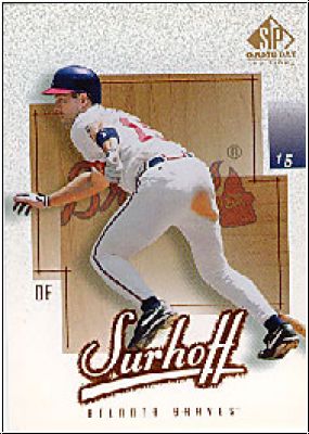 MLB 2001 SP Game Bat Edition - No 50 - B.J. Surhoff
