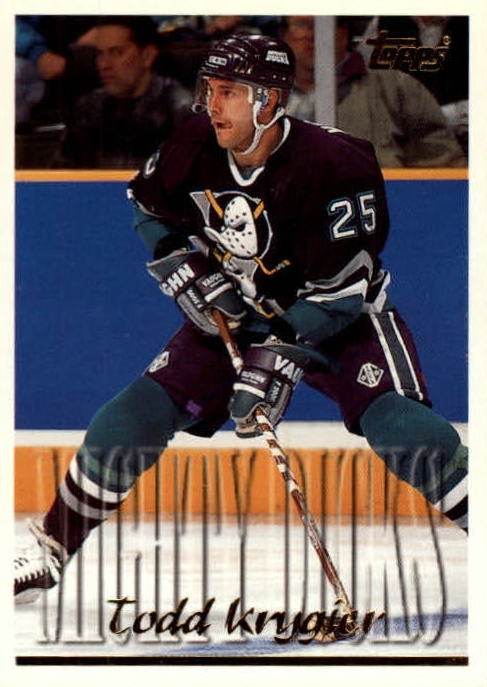 NHL 1995 / 96 Topps - No 163 - Todd Krygier