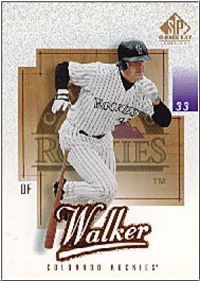 MLB 2001 SP Game Bat Edition - No 89 - Larry Walker