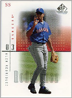 MLB 2001 SP Game Used Edition - No 15 - Alex Rodriguez