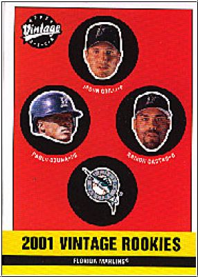 MLB 2001 Upper Deck Vintage - No 364 - Jason Grilli / Pablo Ozuna / Ramon Castro