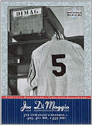 MLB 2001 Upper Deck Pinstripe Exclusives DiMaggio - No JD 54 - Joe DiMaggio