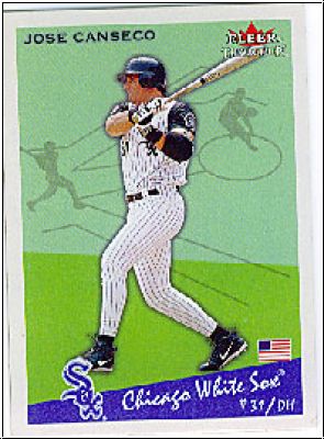 MLB 2002 Fleer Tradition - No 398 - Jose Canseco