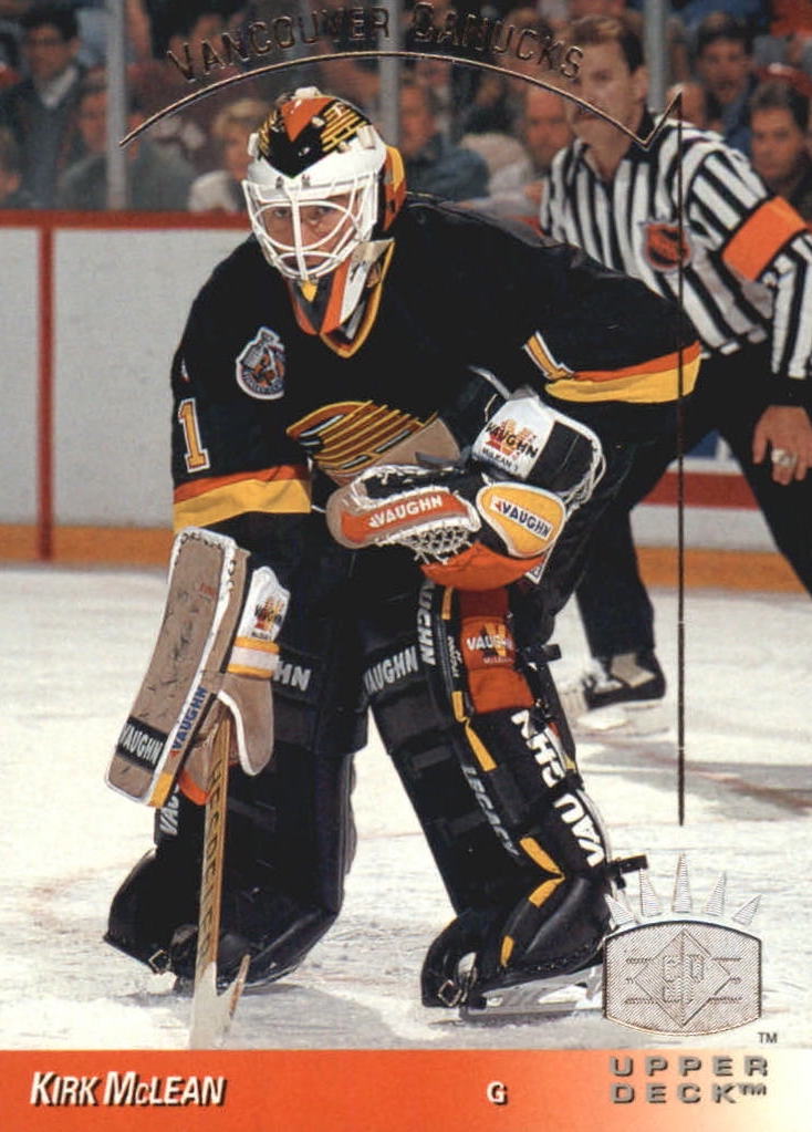 NHL 1993 / 94 Upper Deck SP Inserts - No 165 - Kirk McLean