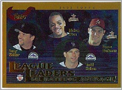 MLB 2002 Topps - No 343 - Larry Walker / Todd Helton / Moises Alou / Lance Berkman