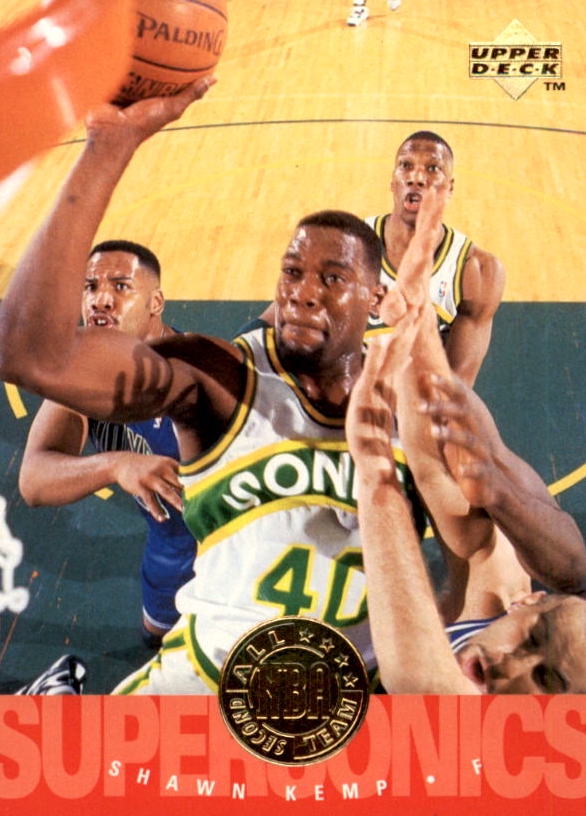 NBA 1995-96 Upper Deck - No. 172 - Shawn Kemp