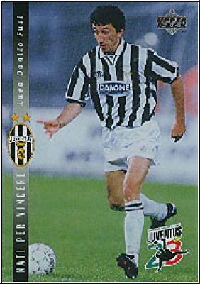 Fussball 1994 / 95 Juventus Turin - No 8 - Luca Danilo Fusi