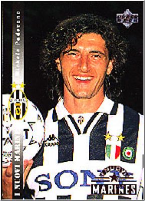 Fussball 1994 / 95 Juventus Turin - No 42 - Michele Padovano