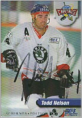 DEL 1998 / 99 No 116 - Todd Nelson - Bronzecard - Autograph