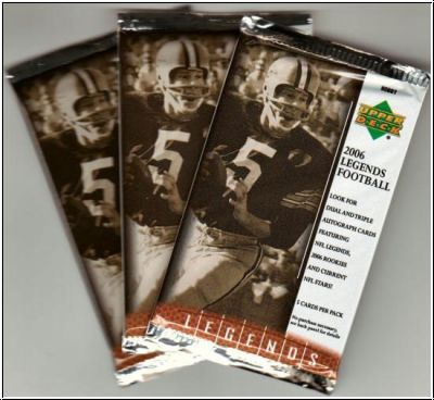 NFL 2006 Upper Deck Legends - Päckchen