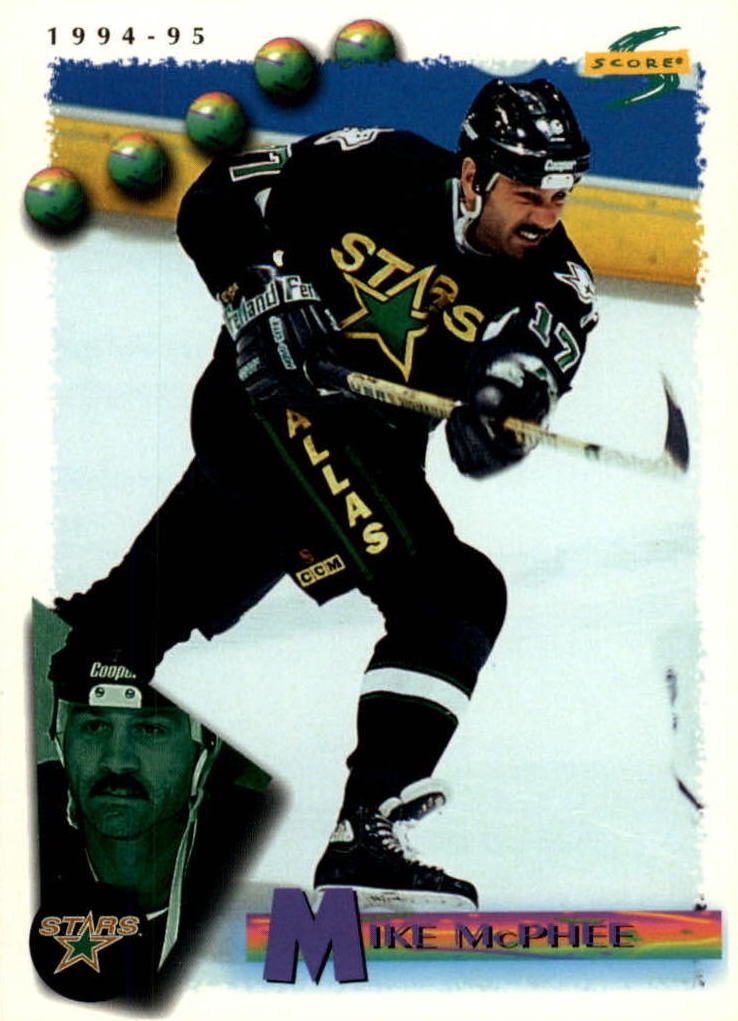 NHL 1994 / 95 Score - No 17 - Mike McPhee