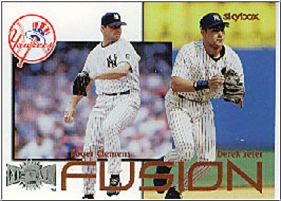 MLB 2000 Metal Fusion - No 8 of 15 F - Roger Clemens / Derek Jeter