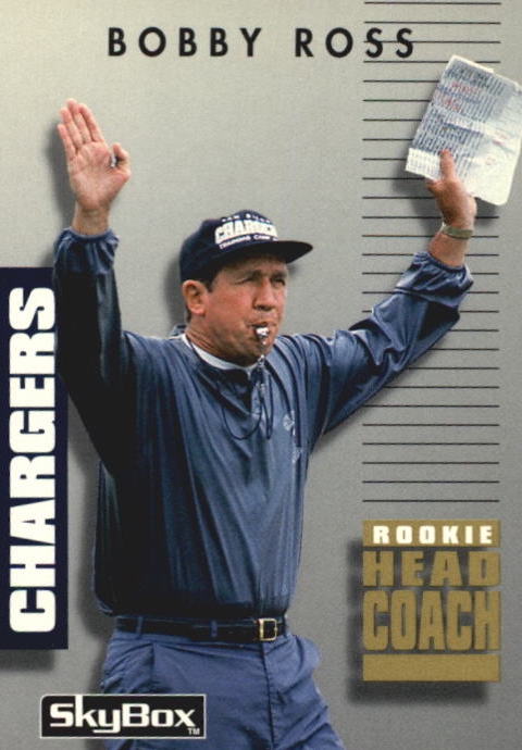 NFL 1992 SkyBox Prime Time - No 180 - Bobby Ross