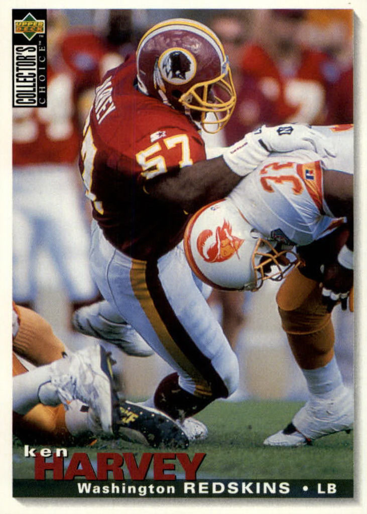 NFL 1995 Collector's Choice - No 181 - Ken Harvey