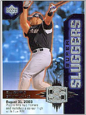 MLB 2004 Upper Deck Super Sluggers - No SL-1 - Albert Pujols