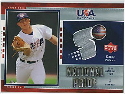 MLB 2004 Upper Deck National Pride Jersey 1 - No USA19 - Danny Putnam