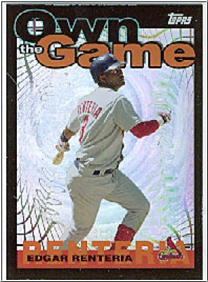 MLB 2004 Topps Own the Game - No OG 23 - Edgar Renteira
