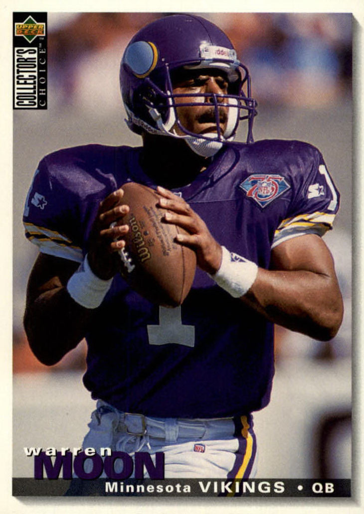 NFL 1995 Collector's Choice - No 182 - Warren Moon
