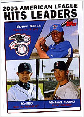 MLB 2004 Topps - No 338 - Vernon Wells / Ichiro / Michael Young