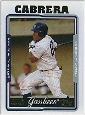 MLB 2005 Topps - No 298 - Melky Cabrera
