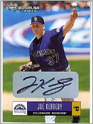 MLB 2005 Donruss Autographs - No 172 - Joe Kennedy