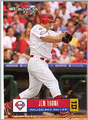 MLB 2005 Donruss - No 295 - Jim Thome