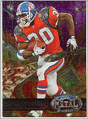 NFL 1997 Metal Universe - No Sample - Terrell Davis