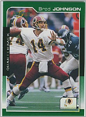 NFL 2000 Score - No. 211 - Brad Johnson