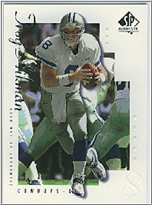 NFL 2000 SP Authentic - No. 21 - Troy Aikman