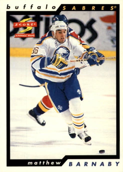 NHL 1996 / 97 Score - No 188 - Matthew Barnaby