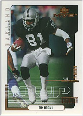 NFL 2000 Upper Deck MVP - No. 120 - Tim Brown