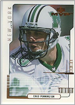 NFL 2000 Upper Deck MVP - No. 208 - Chad Pennington