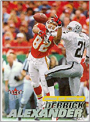 NFL 2001 Ultra - No 39 - Derrick Alexander