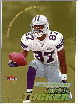 NFL 2001 Ultra Gold Medallion - No 19G - Jason Tucker