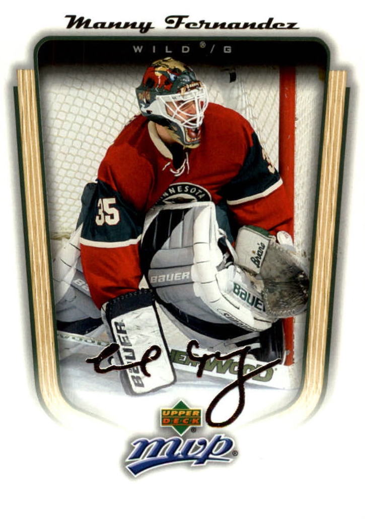 NHL 2005-06 Upper Deck MVP - No. 189 - Manny Fernandez