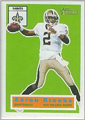 NFL 2001 Topps Heritage - No 57 - Aaron Brooks