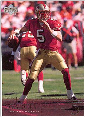 NFL 2001 Upper Deck Legends - No 77 - Jeff Garcia