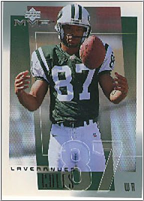 NFL 2001 Upper Deck MVP - No 185 - Laveranues Coles