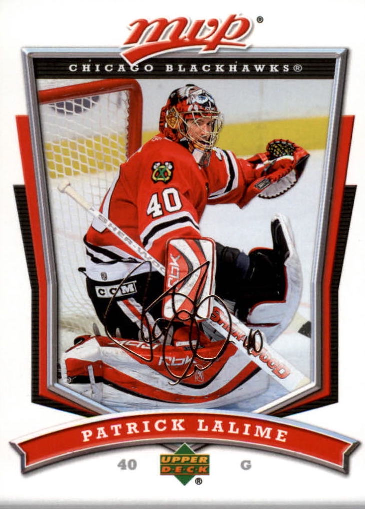 NHL 2007-08 Upper Deck MVP - No 19 - Patrick Lalime
