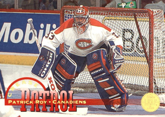 NHL 1994-95 Leaf Crease Patrol - No 1 - 10 - kompletter Satz
