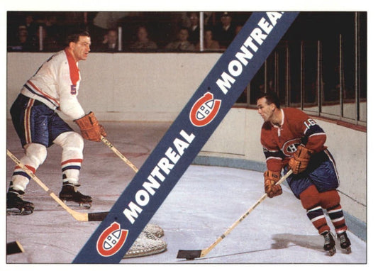 NHL 1991-92 Ultimate Original Six - No 1 - Bernie Geoffrion / Henri Richard