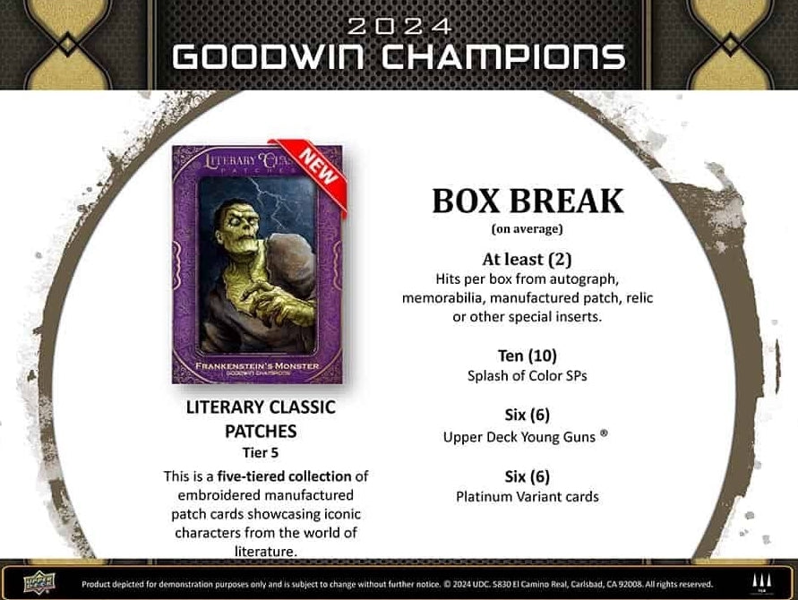 M 2024 Upper Deck Goodwin Champions - Hobby Box
