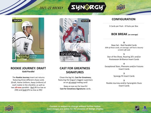 NHL 2021-22 Upper Deck Synergy - Box