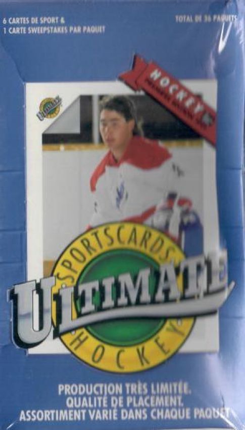 NHL 1991 Ultimate Premier bilingual edition box