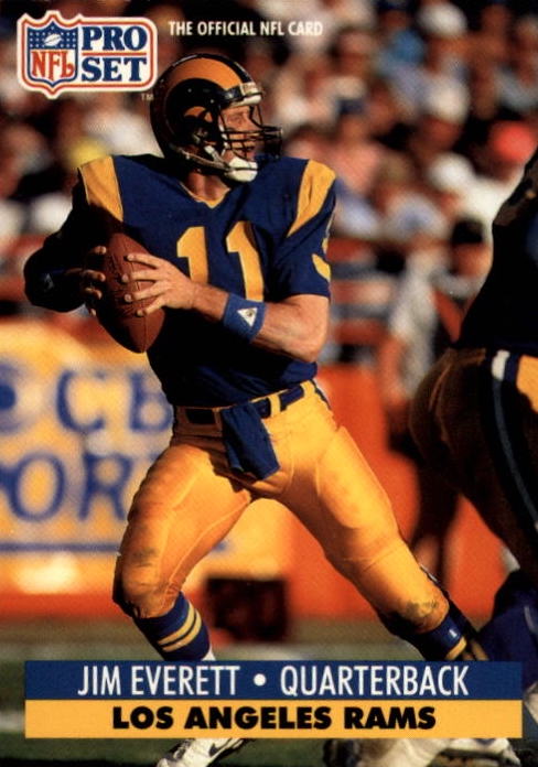 NFL 1991 ProSet - No 200 - Jim Everett