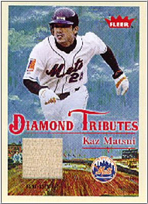 MLB 2005 Fleer Diamond Tributes Game Used - No DT/KM - Kaz Matsui