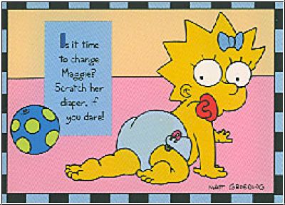 Simpsons 1994 SkyBox Smell-O-Rama - No 5